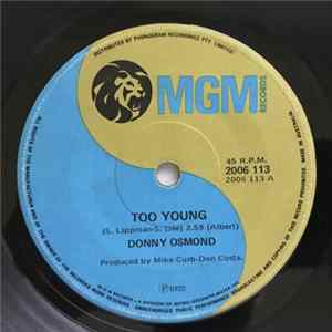 Donny Osmond - Too Young flac