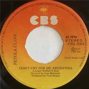 Petula Clark - Don't Cry For Me Argentina flac