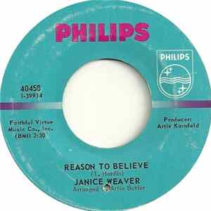 Janice Weaver - Reason To Believe / What You Want flac