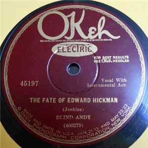 Blind Andy - The Fate Of Edward Hickman / Little Marian Parker flac