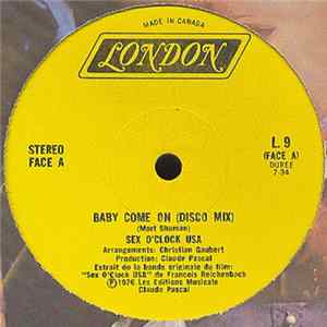 Sex O'Clock U.S.A. - Baby Come On / You're My Man flac