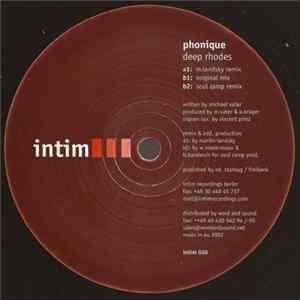 Phonique - Deep Rhodes flac