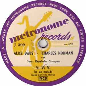Alice Babs - Charles Norman - Vi Vi Vi Ha En Melodi / Käre John flac