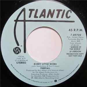 Firefall - Every Little Word flac