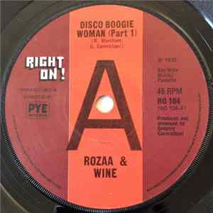 Rozaa & Wine - Disco Boogie Woman Pt. I & II flac