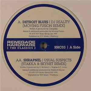DJ Reality / Usual Suspects - Detroit Blues (Moving Fusion Remix) / Shrapnel (Stakka & Skynet Remix) flac
