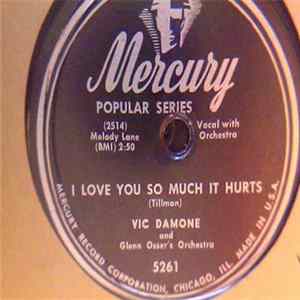 Vic Damone And Glenn Osser's Orchestra - I Love You So Much It Hurts / Again flac
