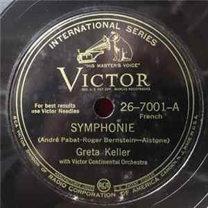 Greta Keller - Symphonie / Ah! Le Petite Vin Blanc flac