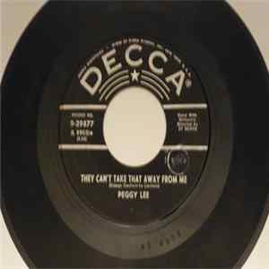 Peggy Lee - They Can't Take That Away From Me flac