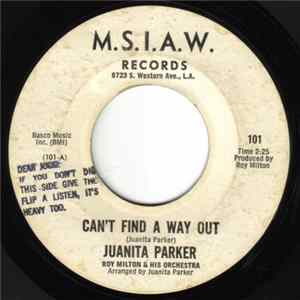 Juanita Parker / Roy Milton & His Orchestra - Can't Find A Way Out flac