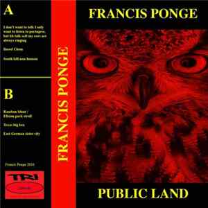 Francis Ponge - Public Land flac