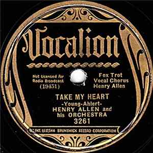 Henry Allen And His Orchestra - Take My Heart / On The Beach At Bali-Bali flac