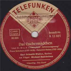 Karl Schmitt-Walter, Michael Raucheisen, Franz Schubert - Das Fischermädchen / Die Stadt flac