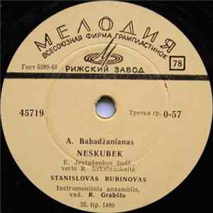 Stanislovas Rubinovas - Neskubėk / Pūga flac