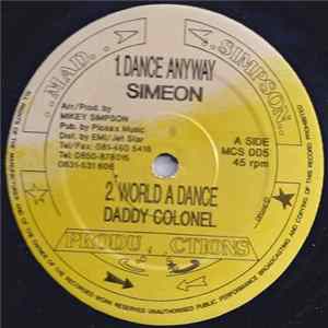 Simeon / Daddy Colonel / Infra Red - Dance Away / World A Dance / Stop De Dance flac