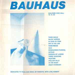 Bauhaus - Guilford Civic Hall 18.10.1982 flac