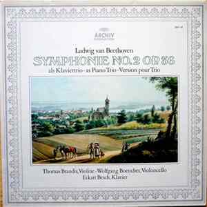 Beethoven - Haydn - Thomas Brandis, Wolfgang Boettcher, Eckart Besch - Symphonie No.2 Op.36 Als Klaviertrio / Klaviersonate G-dur, Hob. XVI, Nr.40,Als Streichtrio flac