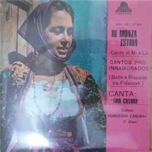 Trio Gallura - De Monza Estida (Canto In Mi E La) / Cantos Pro Innamorados (Botta E Risposta Tra Fidanzati) flac