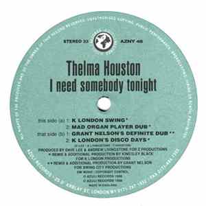 Thelma Houston - I Need Somebody Tonight flac