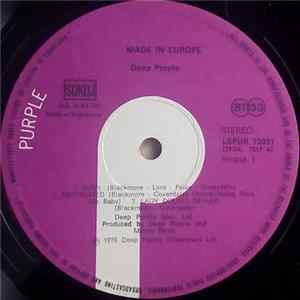 Deep Purple - Made In Europe flac
