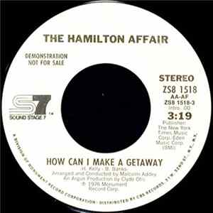 The Hamilton Affair - How Can I Make A Getaway flac