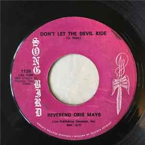 Reverend Oris Mays - Don't Let The Devil Ride / I Learned How To Lean flac
