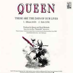 Queen - These Are The Days Of Our Lives flac