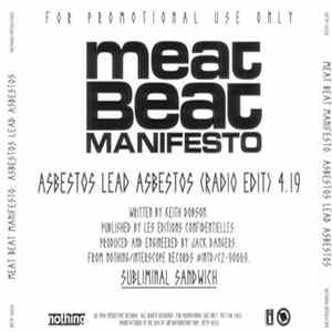 Meat Beat Manifesto - Asbestos Lead Asbestos flac