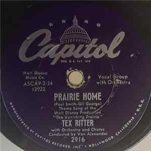 Tex Ritter With Orchestra And Chorus Conducted By Van Alexander - Prairie Home / The Bandit flac