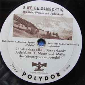 Ländlerkapelle "Bärnerland", Jodelduett E. Moser Und A. Müller, Sängergruppe Bergluft - U We De Samschtig Abe Isch / Tessiner Jugend flac