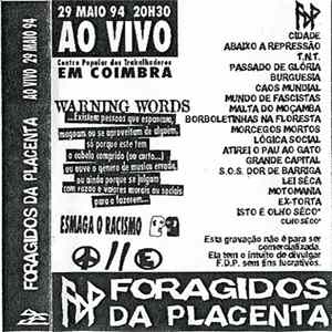 Foragidos Da Placenta - Ao Vivo 29 Maio 94 flac