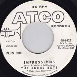 The Jones Boys - Impressions / I Remember Barbara flac