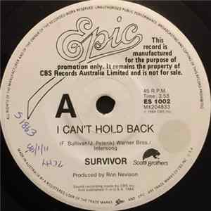 Survivor - I Can't Hold Back / I See You In Everyone flac