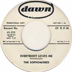 The Sophomores - Everybody Loves Me / Is There A Someone For Me? flac