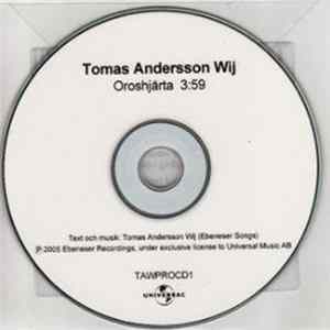 Tomas Andersson Wij - Oroshjärta flac