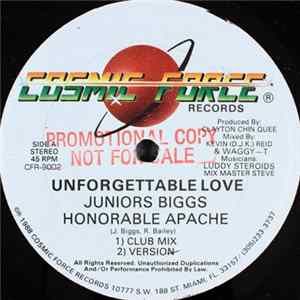 Junior Biggs, Honorable Apache / Singer Mikey, Fleshy Ranks - Unforgettable Love / Come To Me flac