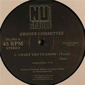 Groove Committee - I Want You To Know flac