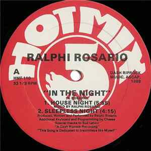 Ralphi Rosario - In The Night flac
