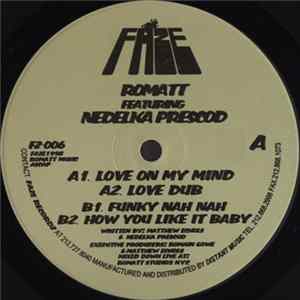 Romatt Featuring Nedelka Prescod - Love On My Mind flac