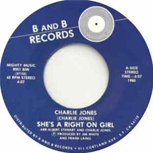 Charlie Jones - She's A Right On Girl / I Feel Like Humming flac