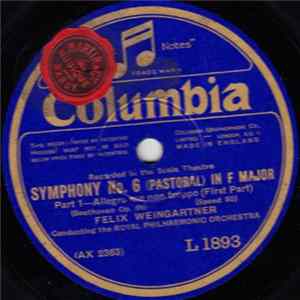 Beethoven, Felix Weingartner & Royal Philharmonic Orchestra - Symphony No. 6 (Pastoral) flac
