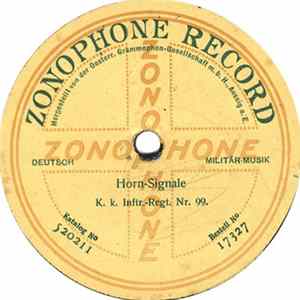 K. K. Inftr.-Regt. Nr. 99. - Horn-Signale / Trommel-Signale flac