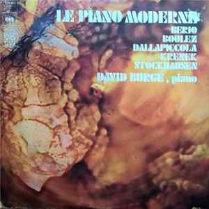 Berio, Boulez, Krenek, Dallapiccola, Stockhausen - David Burge - Le Piano Moderne flac