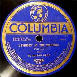 Julian Rose - Levinsky At The Wedding (Parts III & IV) flac