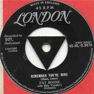 Pat Boone - Remember You're Mine flac