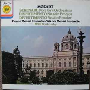 Mozart - Wiener Mozart Ensemble, Willi Boskovsky - Serenade No 8; Divertimento No 10; Divertimento No 3 flac
