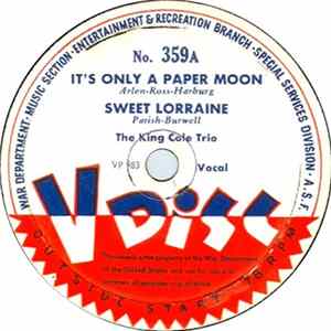 The King Cole Trio / "Fats" Waller And His Rhythm - It's Only A Paper Moon / It's A Sin To Tell A Lie flac